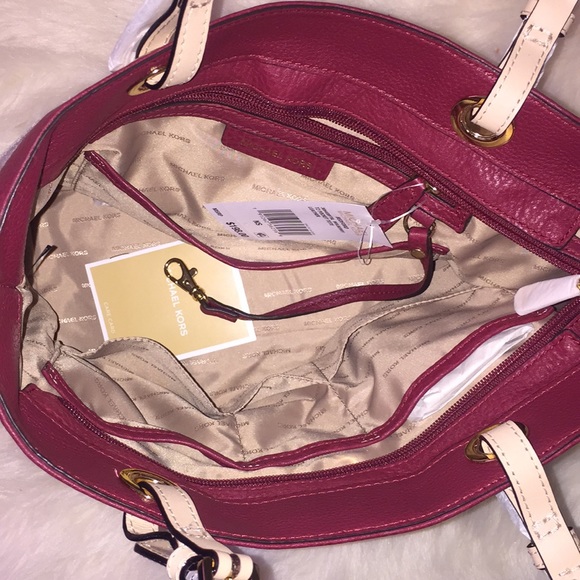 🎉LAST-1👜Michael Kors leather Bedford tote purse - Picture 6 of 8